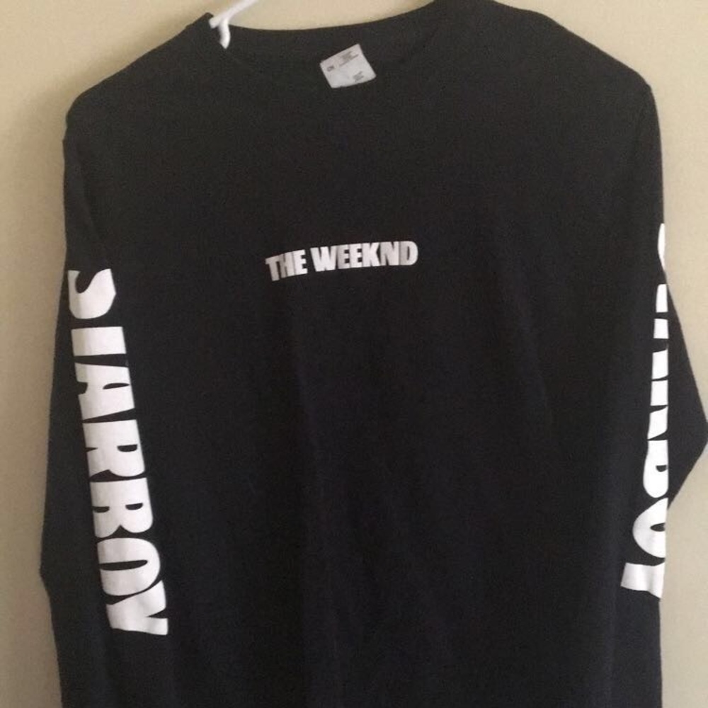 weeknd long sleeve shirt